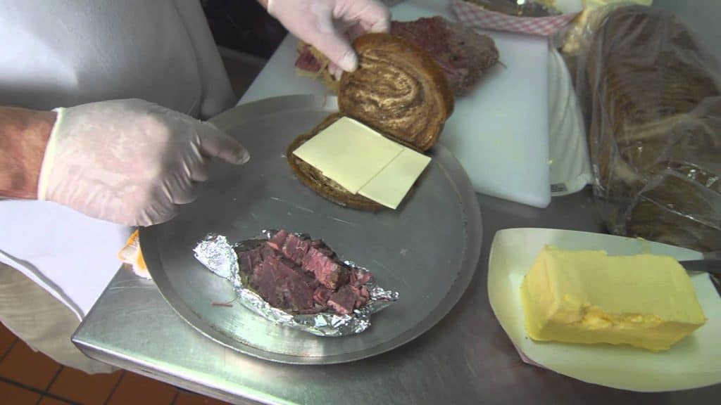 Official Omaha Blackstone Reuben Sandwich from Crescent Moon