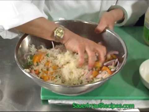 Sauerkraut Salad recipe