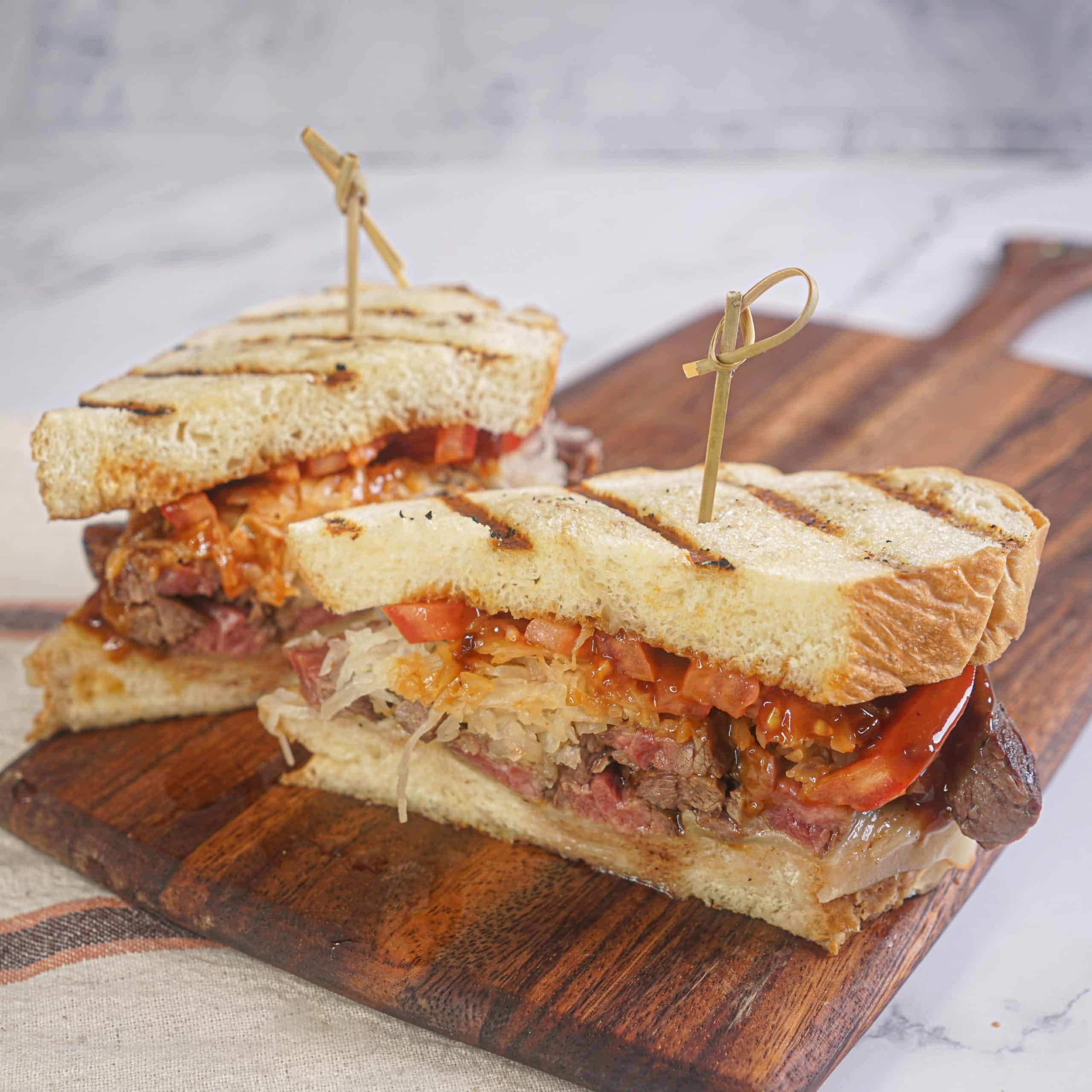 Steak and Sauerkraut Panini Recipe Frank's Kraut