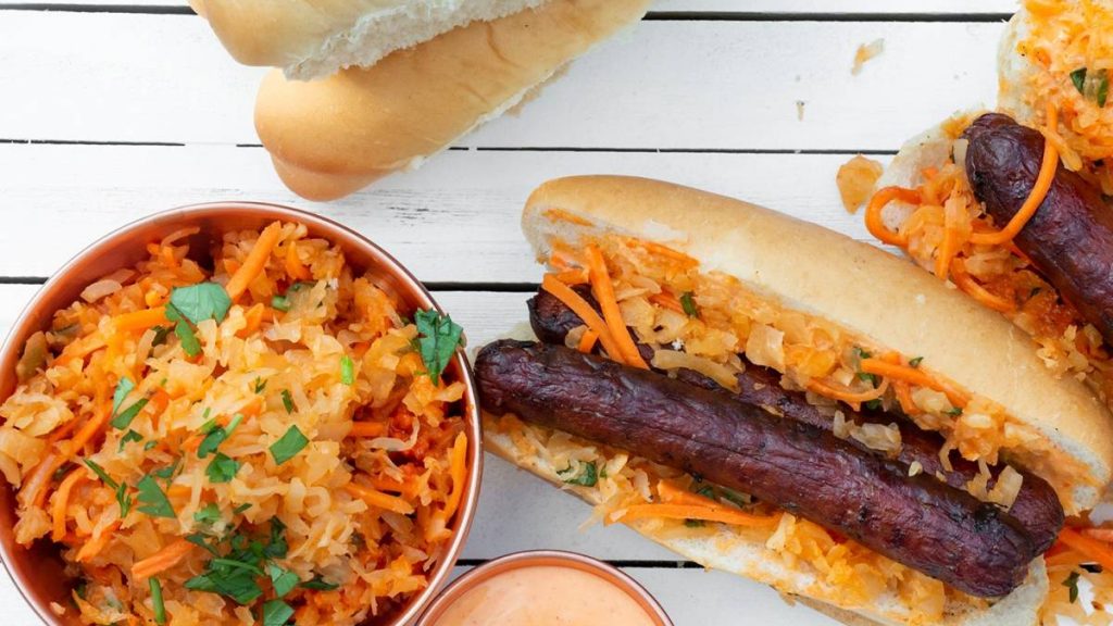 Summer Kimchi Dogs