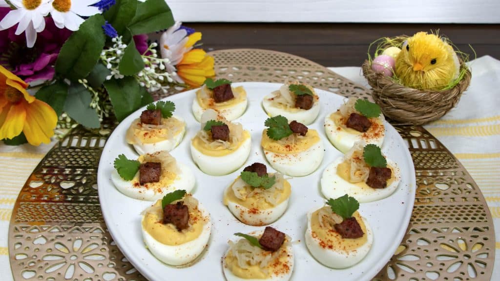 Reuben Deviled Eggs Recipe