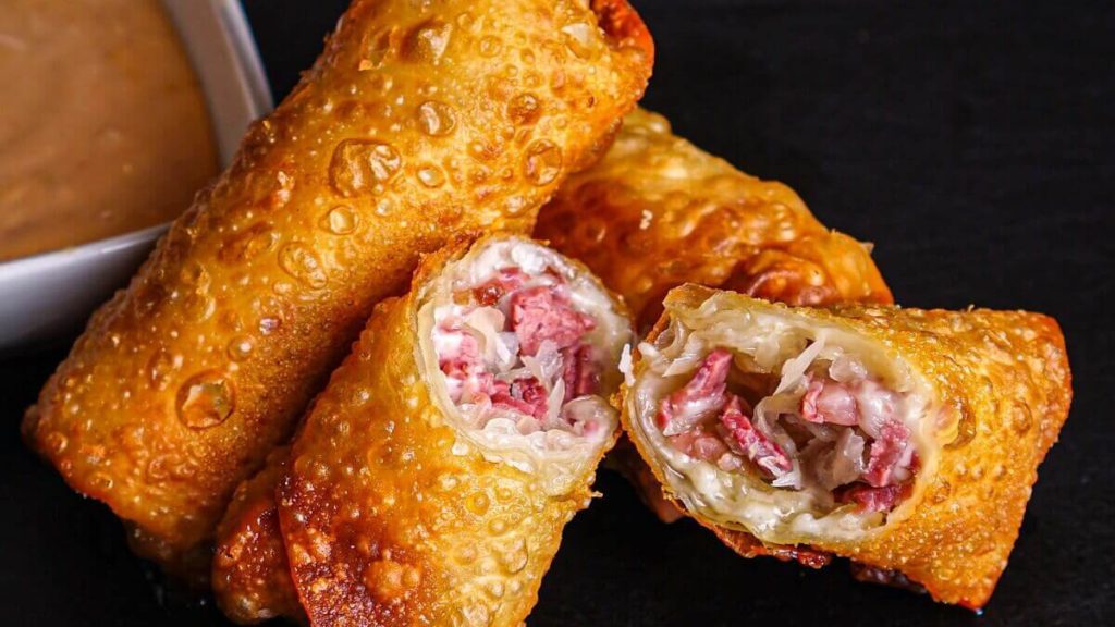 Reuben Egg Rolls Recipe