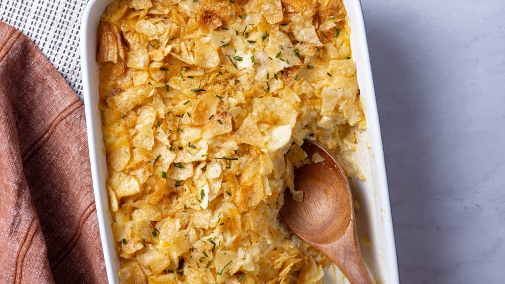 Frank's Cheesy Potato Casserole Recipe