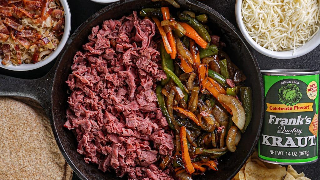 Reuben Fajitas Recipe