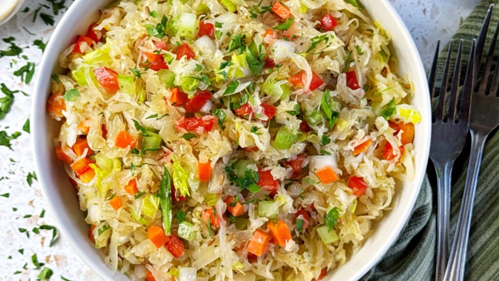 Sweet and Sour Bavarian Kraut Salad