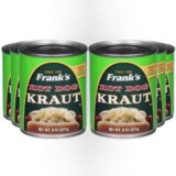 Frank’s Hot Dog Kraut 8oz Cans – Pack of 6