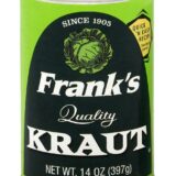 Frank’s Quality Kraut 14oz Cans – Pack of 24